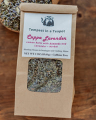 Herbal - Cuppa Lavender - 3 oz loose tea - relax into the smell and tastes of Lavender.
