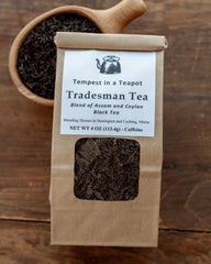 Black Tea  - Tradesman Tea - 4 oz loose tea - Two Black Teas perfectly blended to make a robust strong flavor!