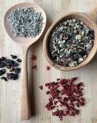 Peaceful Lull (Nighttime Herbal Tea) - 3 oz - Calming botanicals with bright fruit notes