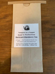 Black Tea - Iced Backyard Blackberry - hints of Maine blackberries - 4 sachets