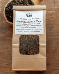 Black - Gentlemen's - 4 oz loose tea - Black tea with undertones of carmel