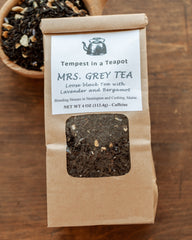 Mrs. Grey - 4 oz loose tea - a soften black tea with citrus and lavender.  So lovely!