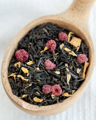 Peachy Keen Tea - Bold Black Tea with hints of lovely fruits - 4 oz loose tea