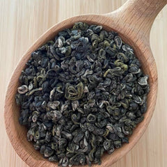 Green Tea - Pearl - 4 oz loose tea - green tea leaves rolled and dried into pearl shapes